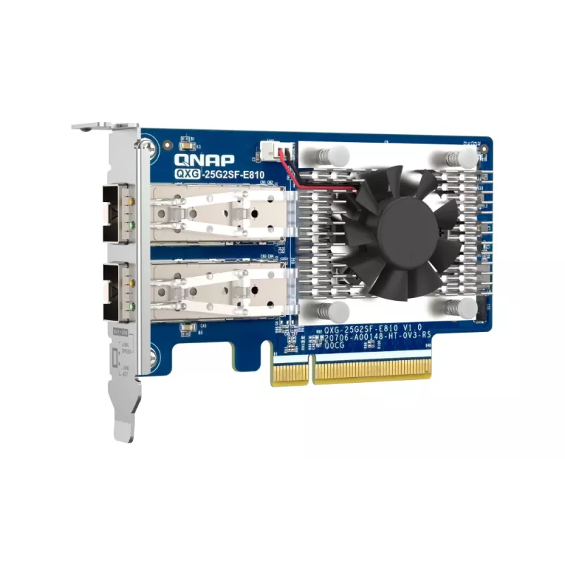 QNAP QXG-25G2SF-E810 karta sieciowa Wewnętrzna Fiber 25000 Mbit/s
