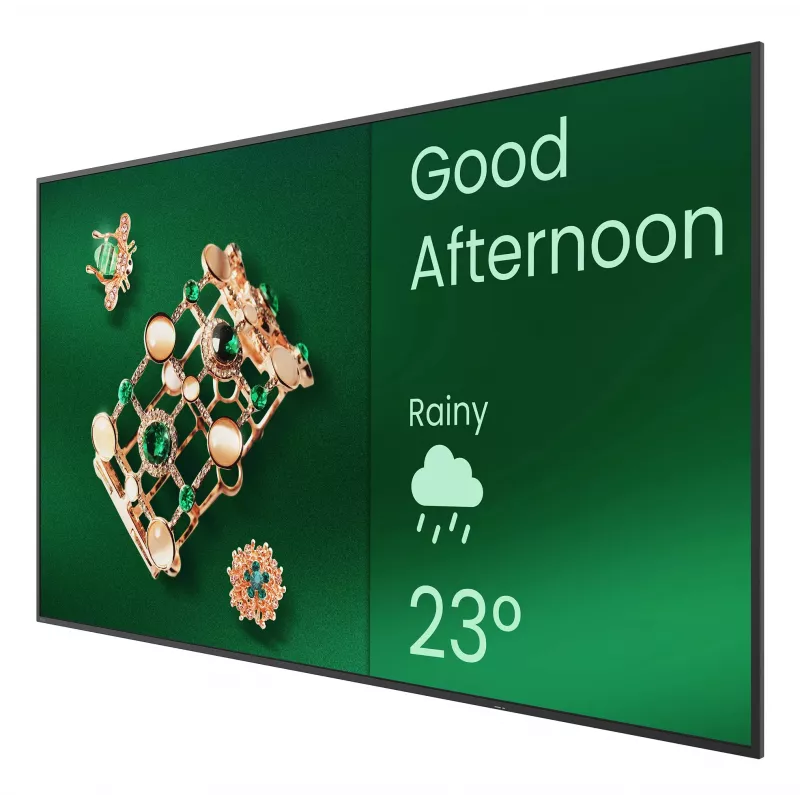 BenQ ST4304 Cyfrowy panel informacyjny 109,2 cm (43 cale) 350 cd/m² 4K Ultra HD Czarny Wbudowany procesor Android 14 18/7