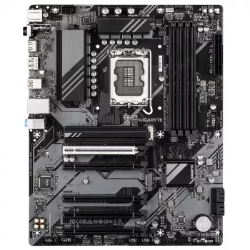 Płyta główna GIGABYTE B760 DS3H WIFI6E GEN5 - obsługuje procesory Intel Core 14. generacji, 8+2+1 faz cyfrowego VRM, do 5600 MHz DDR5, 2xPCIe 4.0 M.2, Wi-Fi 6E, 1GbE LAN, USB 3.2 Gen 2x2