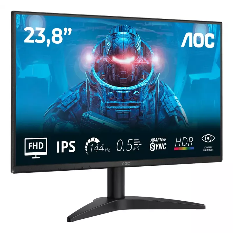 Monitor komputerowy AOC B3 24B36X 60,5 cm (23,8 cala) 1920 x 1080 pikseli Full HD LED czarny