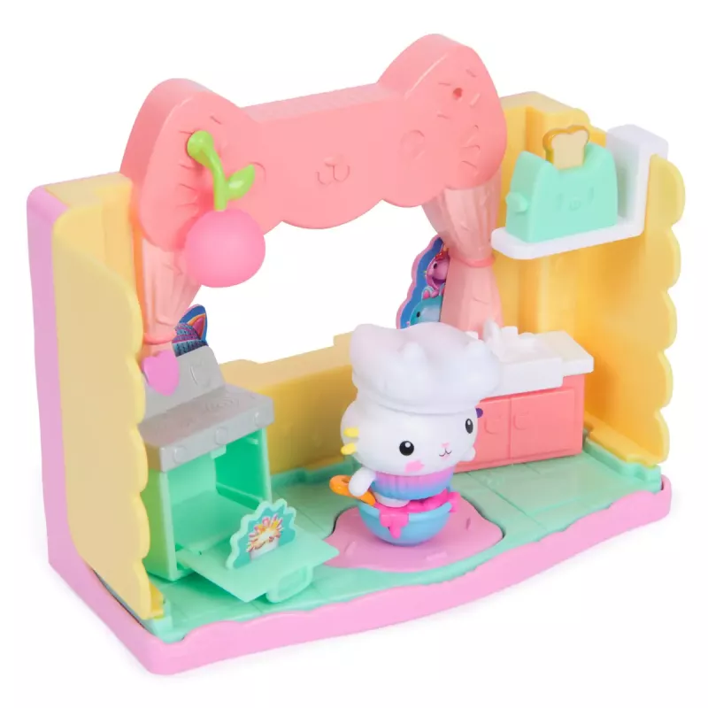Figurka akcji Gabby's Dollhouse Cakey's Sprinkle Cake-tastic Kitchen Wielokolorowy