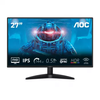 Monitor komputerowy AOC B3 27B36X 68,6 cm (27 cali) 1920 x 1080 pikseli Full HD LED Czarny