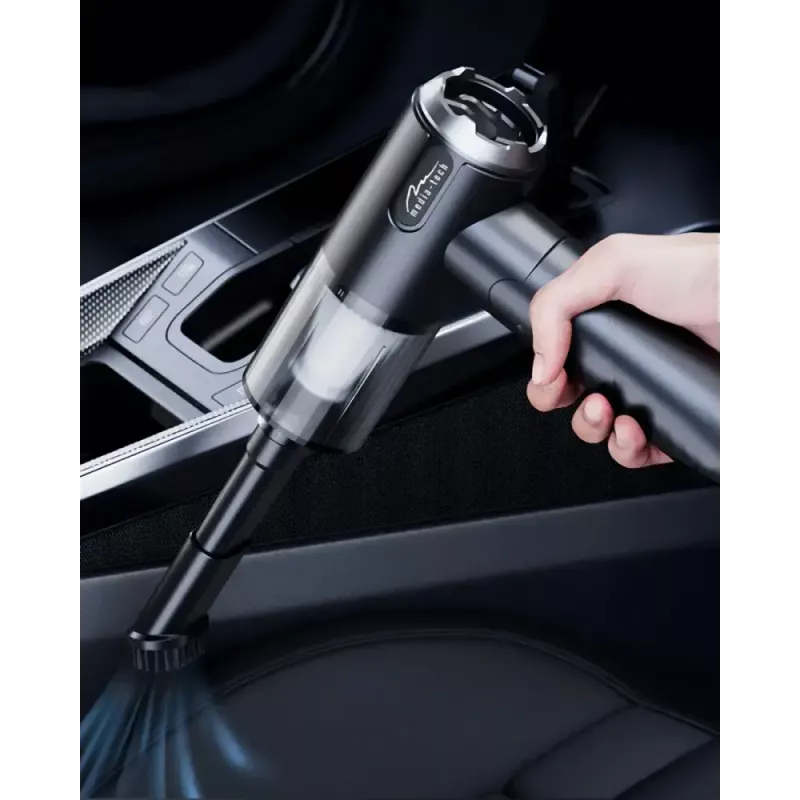 Mini dmuchawa MEDIA-TECH MT6538 2 W 1 Jet Air Duster — bezprzewodowy ręczny czyścik, 2000 mAh, 65 W, 2500 l/min, 7000 Pa