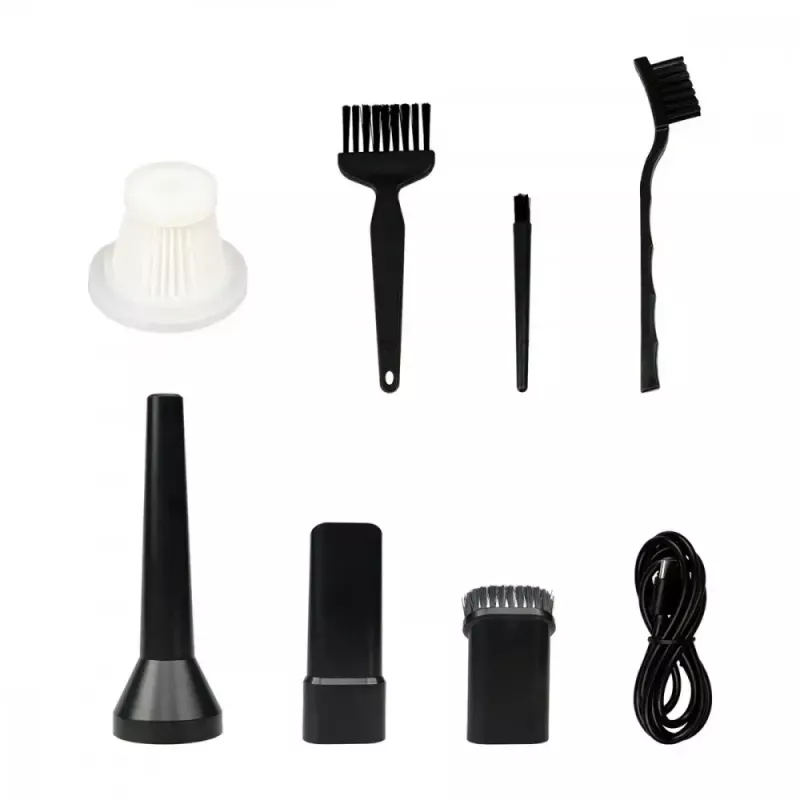 Mini dmuchawa MEDIA-TECH MT6538 2 W 1 Jet Air Duster — bezprzewodowy ręczny czyścik, 2000 mAh, 65 W, 2500 l/min, 7000 Pa