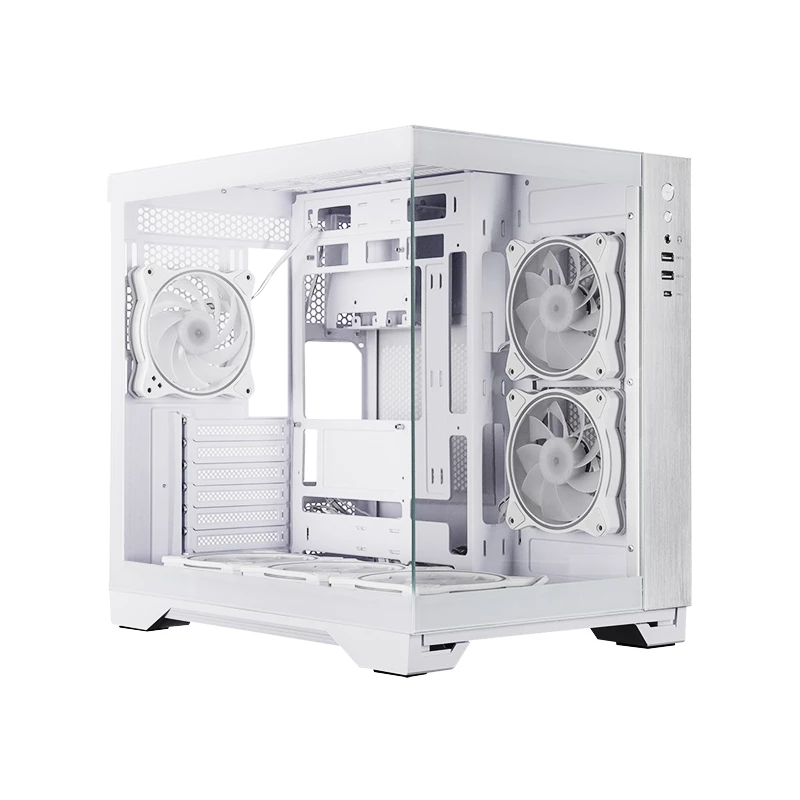 Obudowa komputerowa Chieftec GM-30W-TG-OP Cube biały