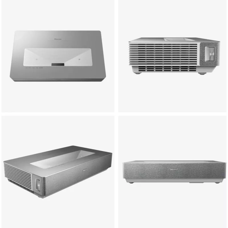 Projektor Hisense 120L5ND Ultra krótkiego rzutu 2700 ANSI lumenów DLP UHD 4K (3840x2160) Czarny, Srebrny 3D