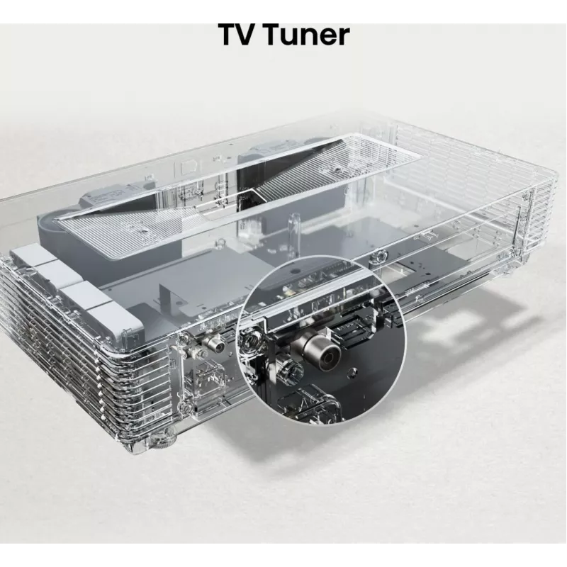 Projektor Hisense 120L5ND Ultra krótkiego rzutu 2700 ANSI lumenów DLP UHD 4K (3840x2160) Czarny, Srebrny 3D