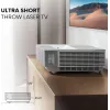 Projektor Hisense 120L5ND Ultra krótkiego rzutu 2700 ANSI lumenów DLP UHD 4K (3840x2160) Czarny, Srebrny 3D