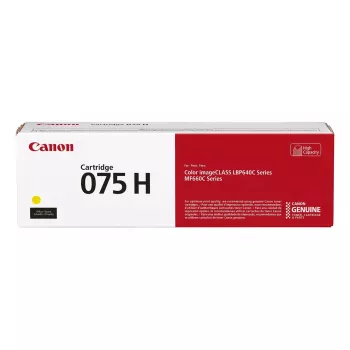 Toner Canon 075 o wysokiej wydajności 2500 stron żółty