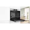 Piekarnik elektryczny do zabudowy Bosch Serie 6 HBG536EW4 — 71 L, 3400 W, biały, EasyClean, 10 programów automatycznych
