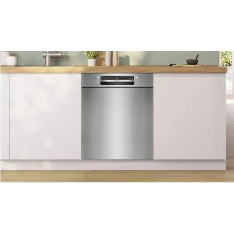 Zmywarka do zabudowy Bosch SMU2HVS06E — pełnowymiarowa 60 cm, 14 kompletów, 5 programów, suszenie za pomocą wymiennika ciepła