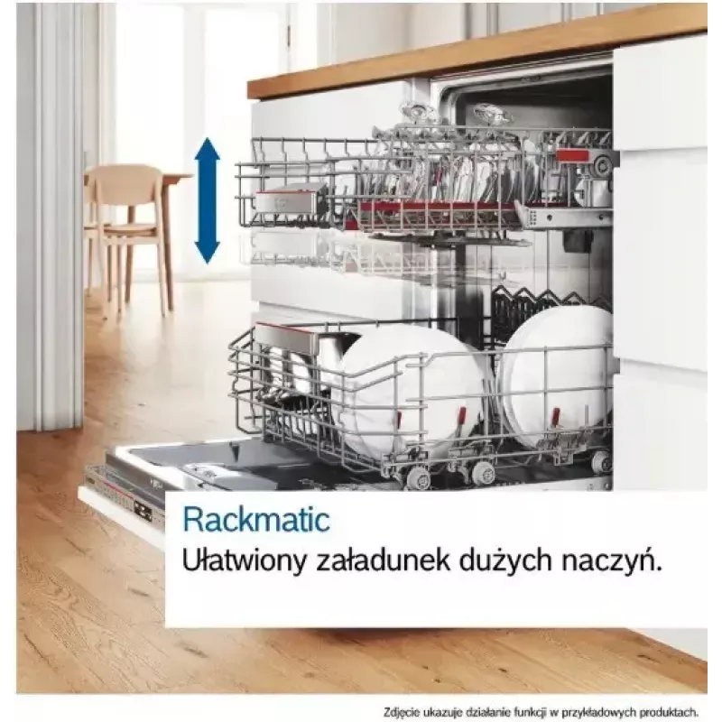 Zmywarka do zabudowy Bosch SMU2HVS06E — pełnowymiarowa 60 cm, 14 kompletów, 5 programów, suszenie za pomocą wymiennika ciepła
