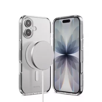 Crong Clear MAG Cover Case z MagSafe do iPhone 17 przezroczysty CRGCLRMIP1763TRS
