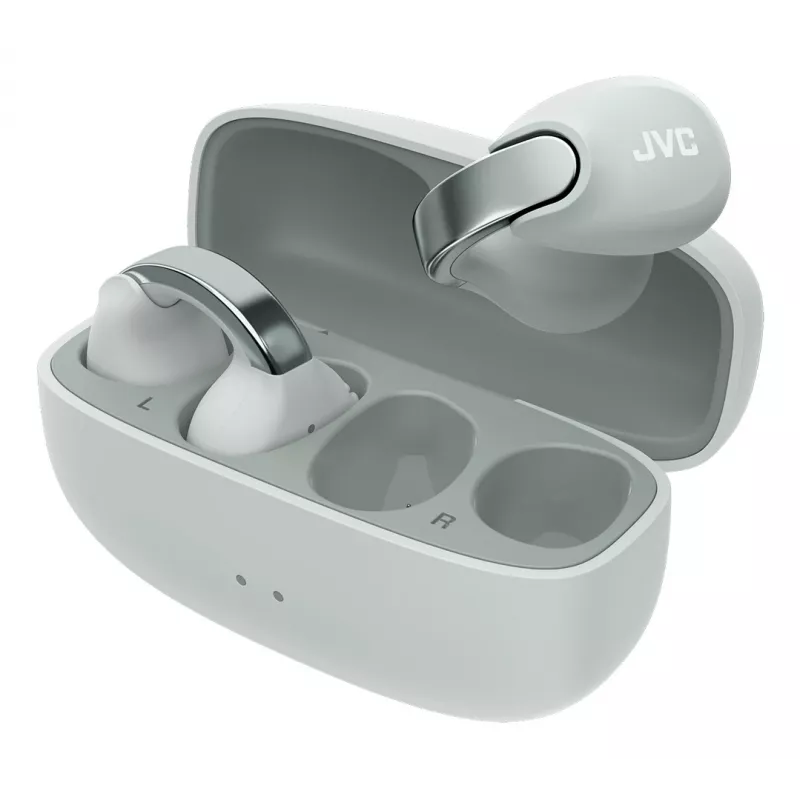 JVC HA-NP1T Headset True Wireless Stereo (TWS) Ear-clip-on Calls/Music USB Type-C Bluetooth szary, srebrny