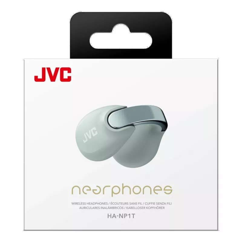 JVC HA-NP1T Headset True Wireless Stereo (TWS) Ear-clip-on Calls/Music USB Type-C Bluetooth szary, srebrny