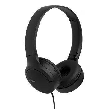 Zestaw słuchawkowy JVC HA-S33UC binauralny przewodowy, pałąk nagłowny, 2 przetworniki 29,7 mm, 20–20000 Hz, kabel 1,2 m, mikrofon wbudowany, czarny