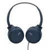 Przewodowe słuchawki binauralne JVC HA-S33UCAU, pałąk nagłowny, USB-C, 2 przetworniki 2,97 cm, 20–20000 Hz, kabel 1,2 m, niebieskie