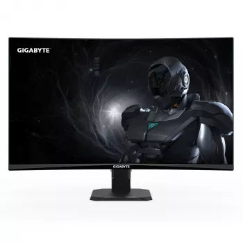 GIGABYTE GS27FC2 27-calowy zakrzywiony monitor gamingowy FHD - 1920 x 1080, 240 Hz, 1 ms, 350 cd/m², HDR Ready, HDMI 2.0, DisplayPort 1.4