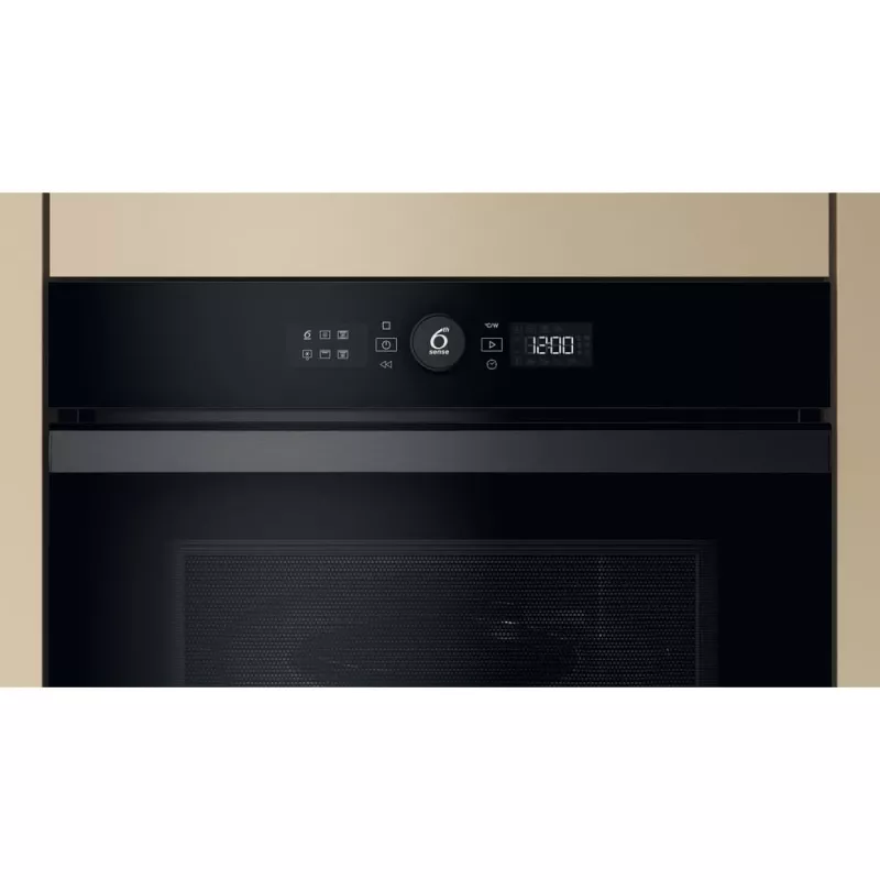 Whirlpool WMW44HMB Czarna Kuchenka mikrofalowa z grillem Do zabudowy 40 l 900 W
