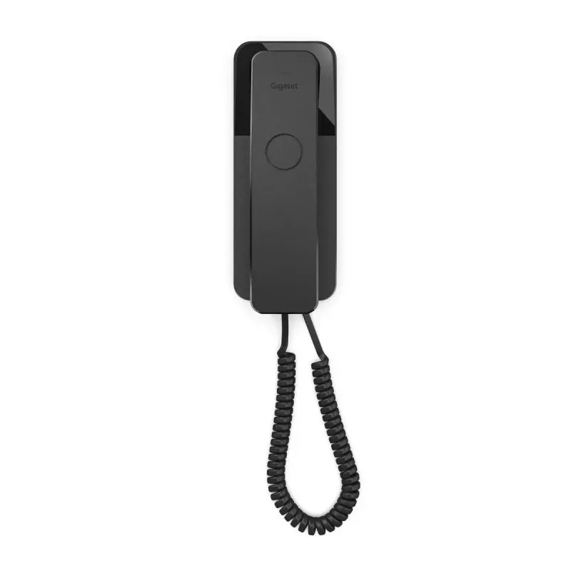 Telefon analogowy Gigaset DESK 200 z przewodową słuchawką, czarny