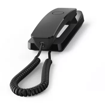 Telefon analogowy Gigaset DESK 200 z przewodową słuchawką, czarny