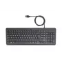 HP 150 Wired klawiatura, Pełnowymiarowa (100%), Przewodowa, USB, Mechaniczna, QWERTY, Czarna