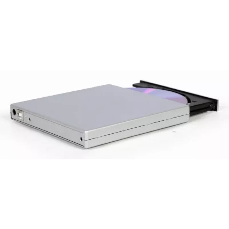 GEMBIRD Zewnętrzny napęd USB DVD, Srebrny