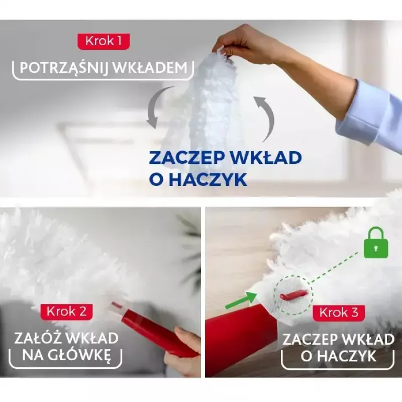 Zestaw wkładów do ściereczki VILEDA Flex&Catch 177662 - 10 wkładów zapasowych