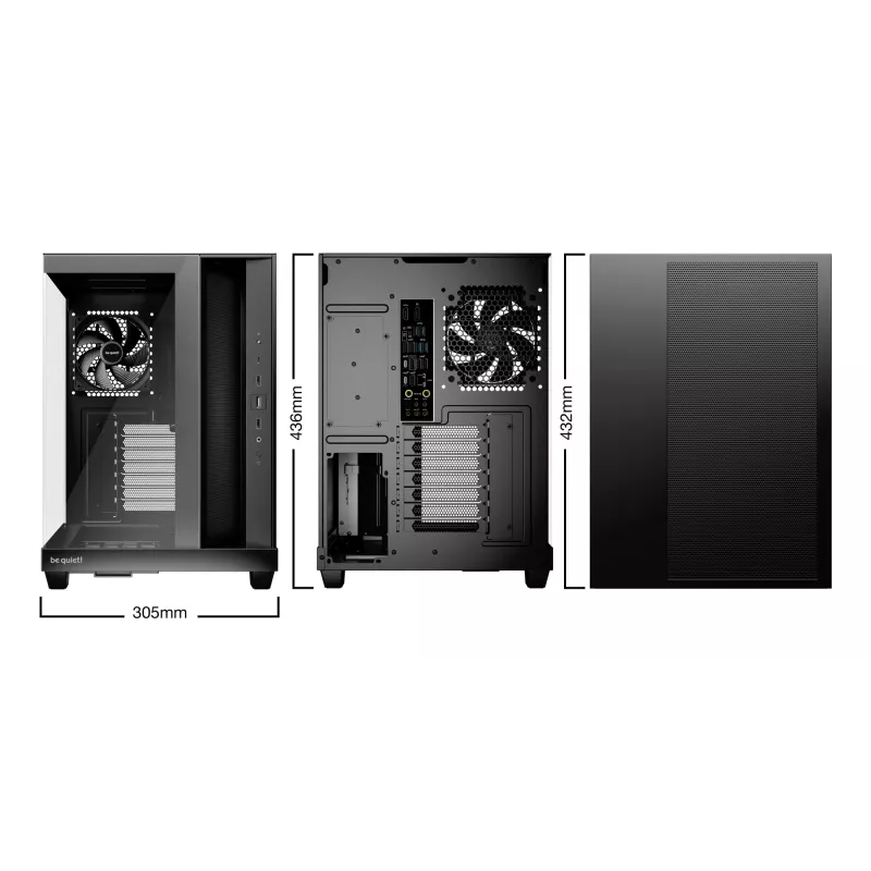 Obudowa PC be quiet! Light Base 500 Midi Tower Czarna