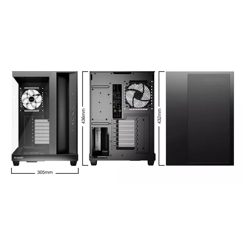 Obudowa PC be quiet! Light Base 500 LX Czarna Midi Tower ATX 3x wentylatory 120mm