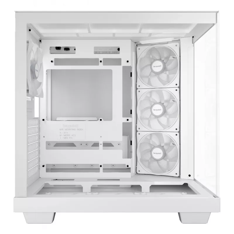 Obudowa PC be quiet Light Base 500 LX biały Midi Tower ATX/PS2 PSU support 3x120 mm front 1x120 mm rear supports 2.5/3.5 inch drives 305×436×432 mm