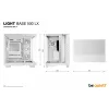Obudowa PC be quiet Light Base 500 LX biały Midi Tower ATX/PS2 PSU support 3x120 mm front 1x120 mm rear supports 2.5/3.5 inch drives 305×436×432 mm