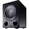 Aktywny subwoofer Magnat Alpha RS12 — przetwornik 12 cali, 120 W RMS, 20–200 Hz, klasa D, czarny