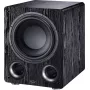 Aktywny subwoofer Magnat Alpha RS12 — przetwornik 12 cali, 120 W RMS, 20–200 Hz, klasa D, czarny