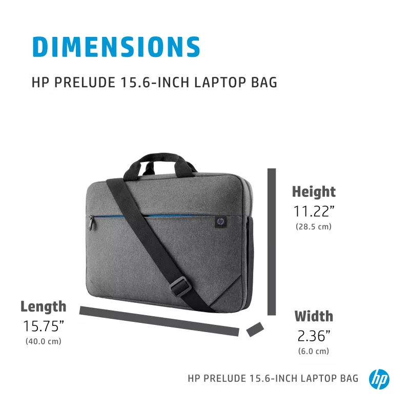 Torba na laptopa HP Prelude 15.6 cala, Aktówka, 39,6 cm (15,6 cala), 300 g