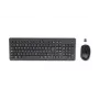 HP 330 Wireless mysz and klawiatura Combination, pełnowymiarowa (100%), bezprzewodowa, RF Wireless, QWERTY, czarna, mysz w zestawie