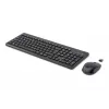 HP 330 Wireless mysz and klawiatura Combination, pełnowymiarowa (100%), bezprzewodowa, RF Wireless, QWERTY, czarna, mysz w zestawie