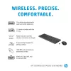 HP 330 Wireless mysz and klawiatura Combination, pełnowymiarowa (100%), bezprzewodowa, RF Wireless, QWERTY, czarna, mysz w zestawie