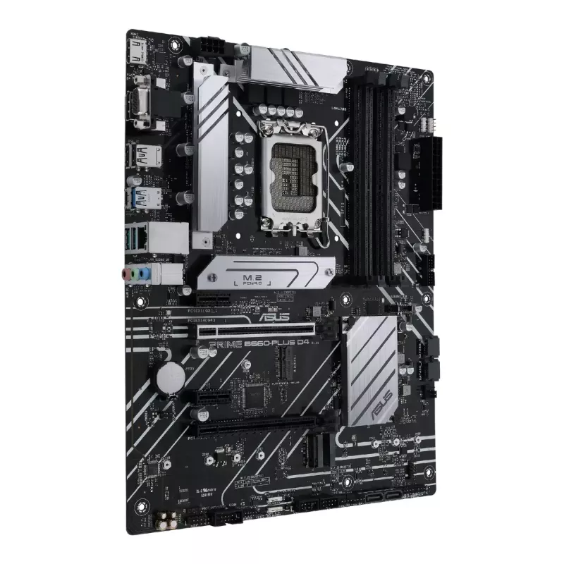 Płyta główna ASUS PRIME B660-PLUS D4 — Intel B660, LGA 1700, ATX, DDR4, 4× DIMM, 128 GB, 3× M.2, 2.5 Gb LAN