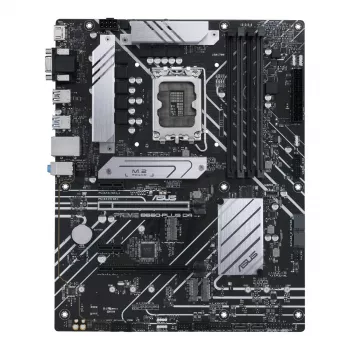 Płyta główna ASUS PRIME B660-PLUS D4 — Intel B660, LGA 1700, ATX, DDR4, 4× DIMM, 128 GB, 3× M.2, 2.5 Gb LAN