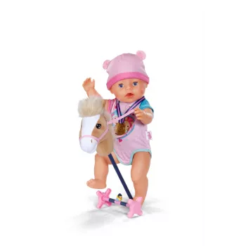 Zestaw akcesoriów dla lalek ZAPF BABY born Hobby Horsing Set dla lalek 43 cm, wielokolorowy, od 3 lat