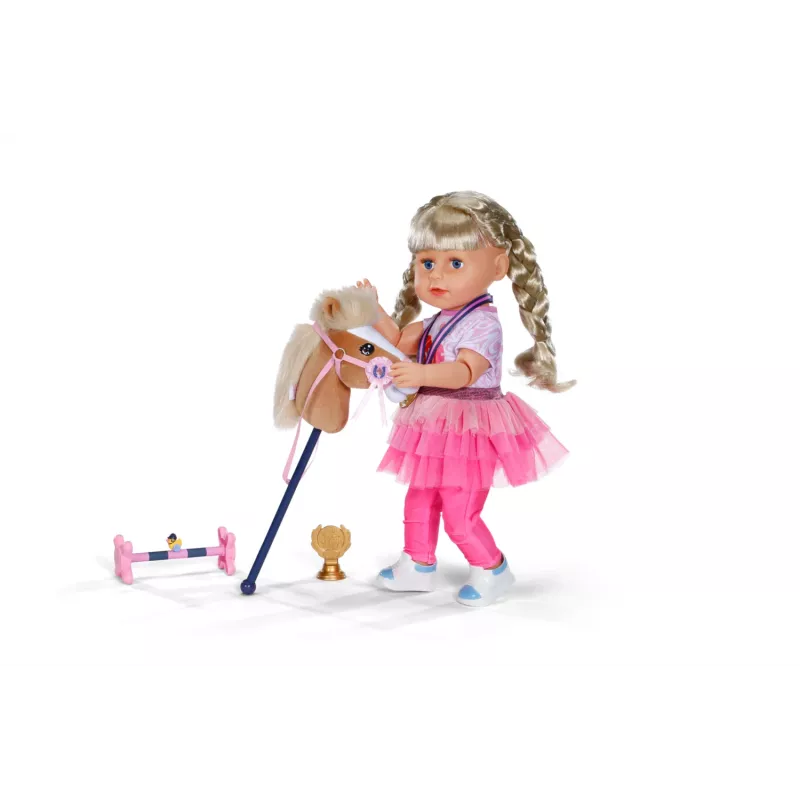Zestaw akcesoriów dla lalek ZAPF BABY born Hobby Horsing Set dla lalek 43 cm, wielokolorowy, od 3 lat