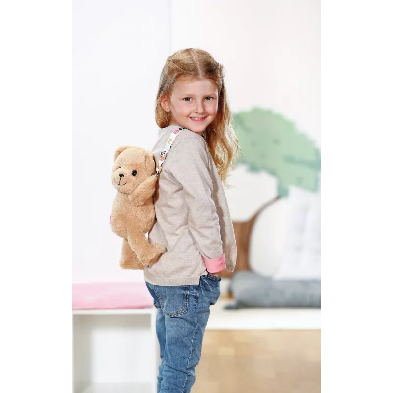 Torba pluszowy miś ZAPF BABY born Teddy Bag — dla dzieci w wieku 3–12 lat