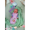 Śpiworek dla lalki ZAPF BABY born Sleeping Bag Flower, materiałowy, składany, od 3 lat