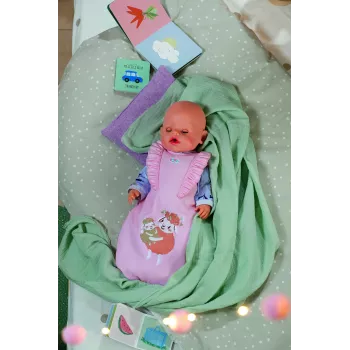 Śpiworek dla lalki ZAPF BABY born Sleeping Bag Flower, materiałowy, składany, od 3 lat
