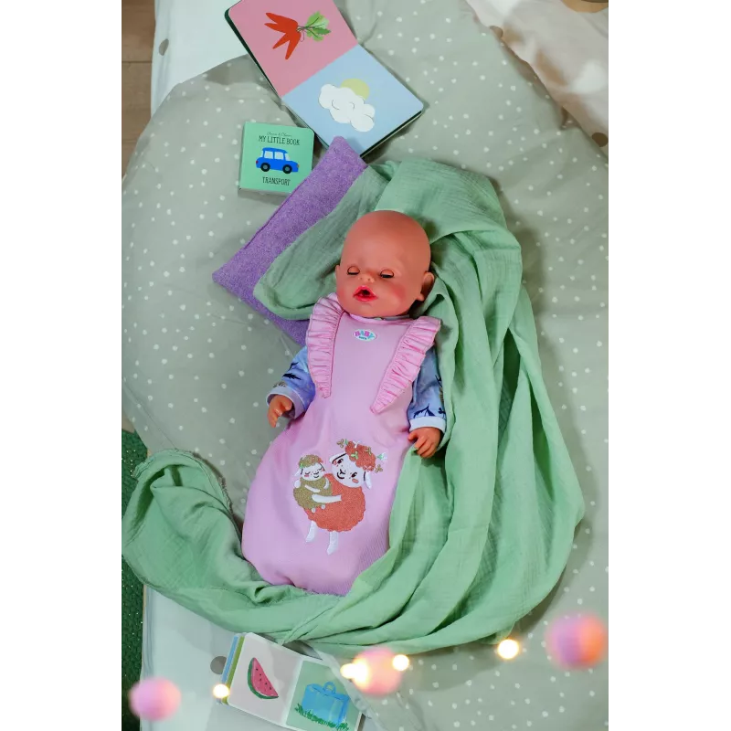 Śpiworek dla lalki ZAPF BABY born Sleeping Bag Flower, materiałowy, składany, od 3 lat