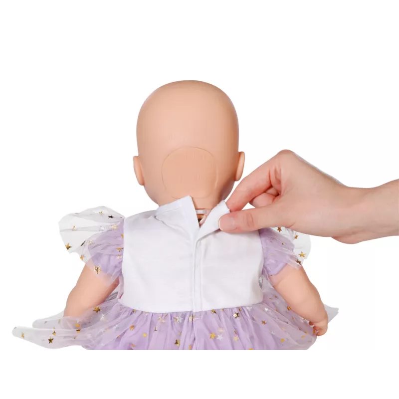 Sukienka dla lalki ZAPF BABY born Lilac Tutu Dress na lalki 43 cm, tkanina, wielokolorowa, składana, od 3 lat