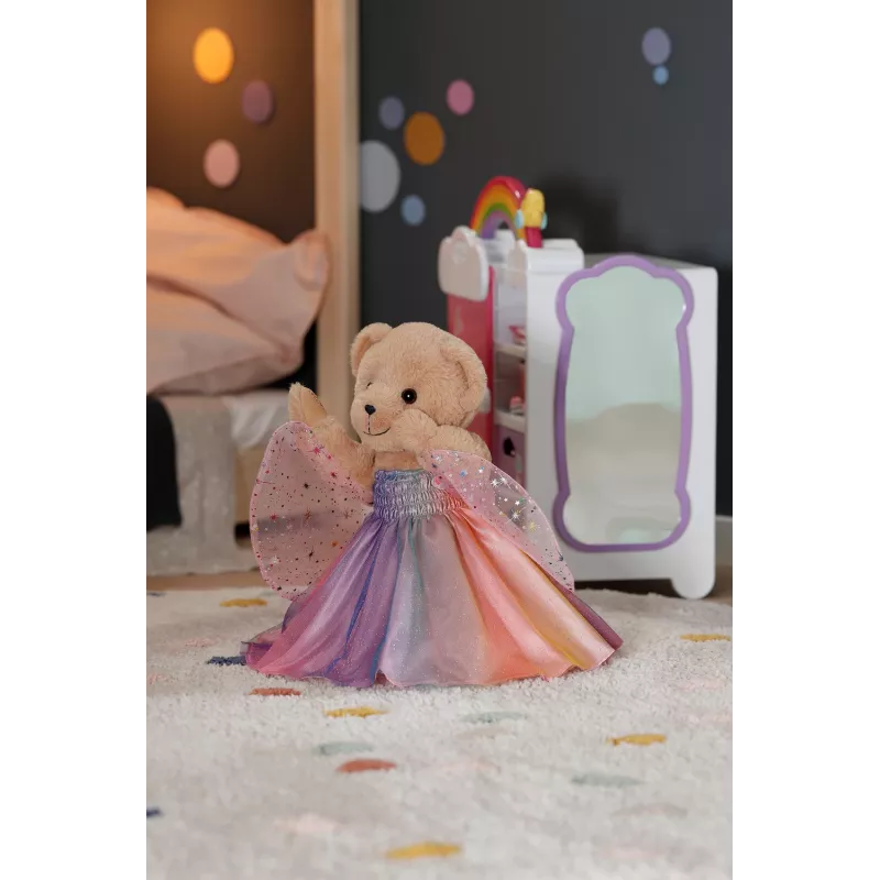 Sukienka dla lalki ZAPF BABY born Rainbow Nightdress dla 3–12 lat, tekstylna, wielokolorowa, składana