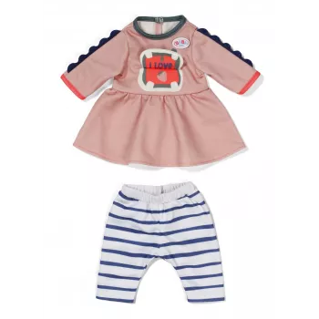 Sukienka dla lalki ZAPF BABY born Dress Jungle dla lalek 36 cm, wielokolorowa, składana, od 1 roku