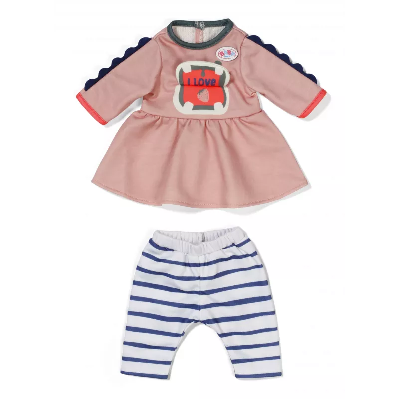 Sukienka dla lalki ZAPF BABY born Dress Jungle dla lalek 36 cm, wielokolorowa, składana, od 1 roku